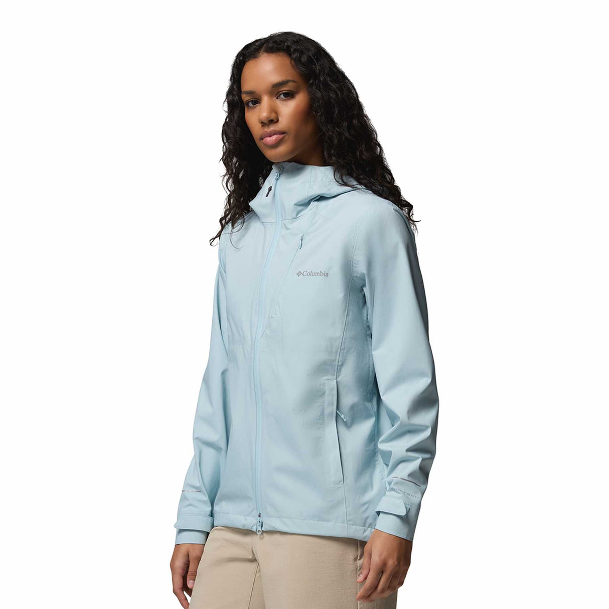 Columbia Women's Trailborne 2.5L Waterproof Shell Jacket Marine Light / X-Small-Marine Light / Small-Marine Light / Medium-Marine Light / Large-Marine Light / X-Large - 53 Degrees North 