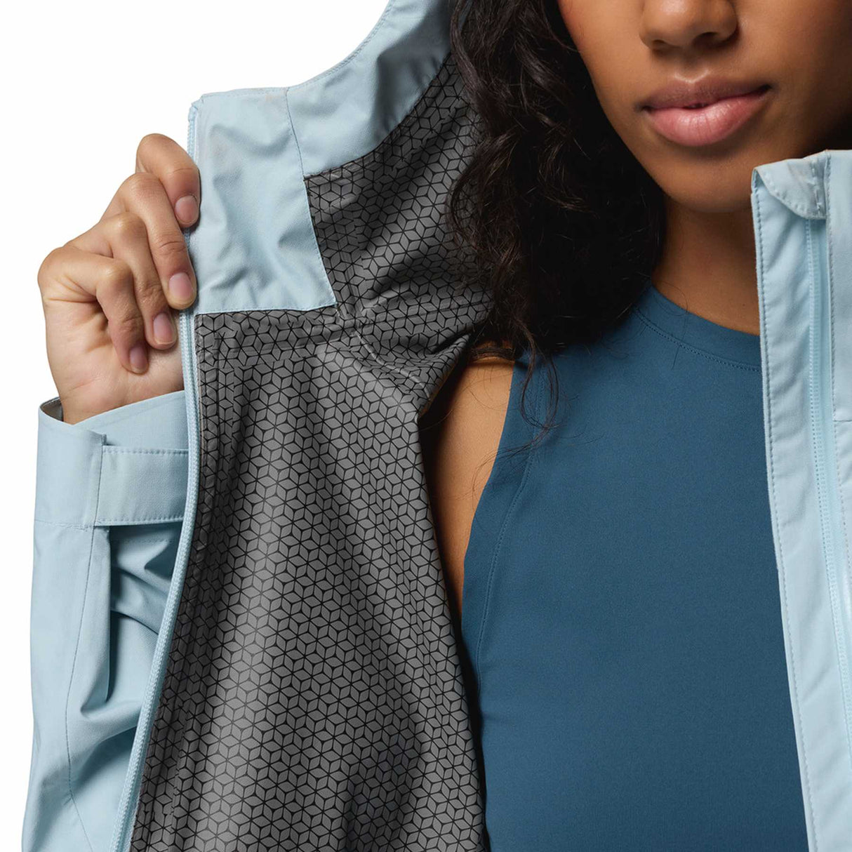 Columbia Women's Trailborne 2.5L Waterproof Shell Jacket Marine Light / X-Small-Marine Light / Small-Marine Light / Medium-Marine Light / Large-Marine Light / X-Large - 53 Degrees North 