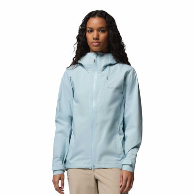 Columbia Women's Trailborne 2.5L Waterproof Shell Jacket Marine Light / X-Small-Marine Light / Small-Marine Light / Medium-Marine Light / Large-Marine Light / X-Large - 53 Degrees North 