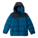 Columbia Youth Puffect Hooded Jacket Phoenix Blue/Black / Age 4-5 - 53 Degrees North