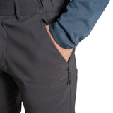 Craghoppers Men's Kiwi Pro Convertible Trousers Dark Lead / Short / Small-Dark Lead / Short / Medium-Dark Lead / Short / Large-Dark Lead / Short / X-Large-Dark Lead / Short / XX-Large - 53 Degrees North 