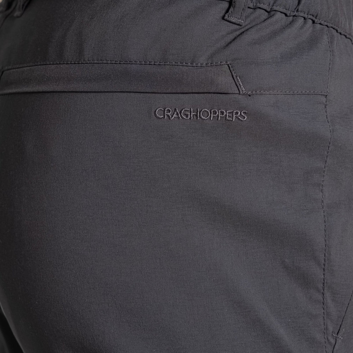Craghoppers Men's Kiwi Pro Convertible Trousers Dark Lead / Short / Small-Dark Lead / Short / Medium-Dark Lead / Short / Large-Dark Lead / Short / X-Large-Dark Lead / Short / XX-Large - 53 Degrees North 