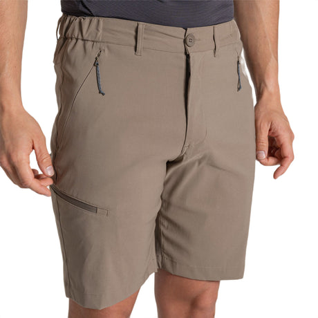 Craghoppers Men's Kiwi Pro III Shorts Pebble / Small-Pebble / Medium-Pebble / Large-Pebble / X-Large-Pebble / XX-Large - 53 Degrees North 