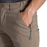 Craghoppers Men's Kiwi Pro III Shorts Pebble / Small-Pebble / Medium-Pebble / Large-Pebble / X-Large-Pebble / XX-Large - 53 Degrees North 