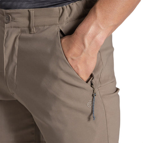 Craghoppers Men's Kiwi Pro III Shorts Pebble / Small-Pebble / Medium-Pebble / Large-Pebble / X-Large-Pebble / XX-Large - 53 Degrees North 