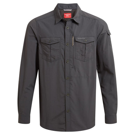 Craghoppers Men's NosiLife Adventure III Long-Sleeve Shirt Parchment / Small - 53 Degrees North