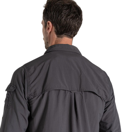 Craghoppers Men's NosiLife Adventure III Long-Sleeve Shirt Parchment / Small - 53 Degrees North
