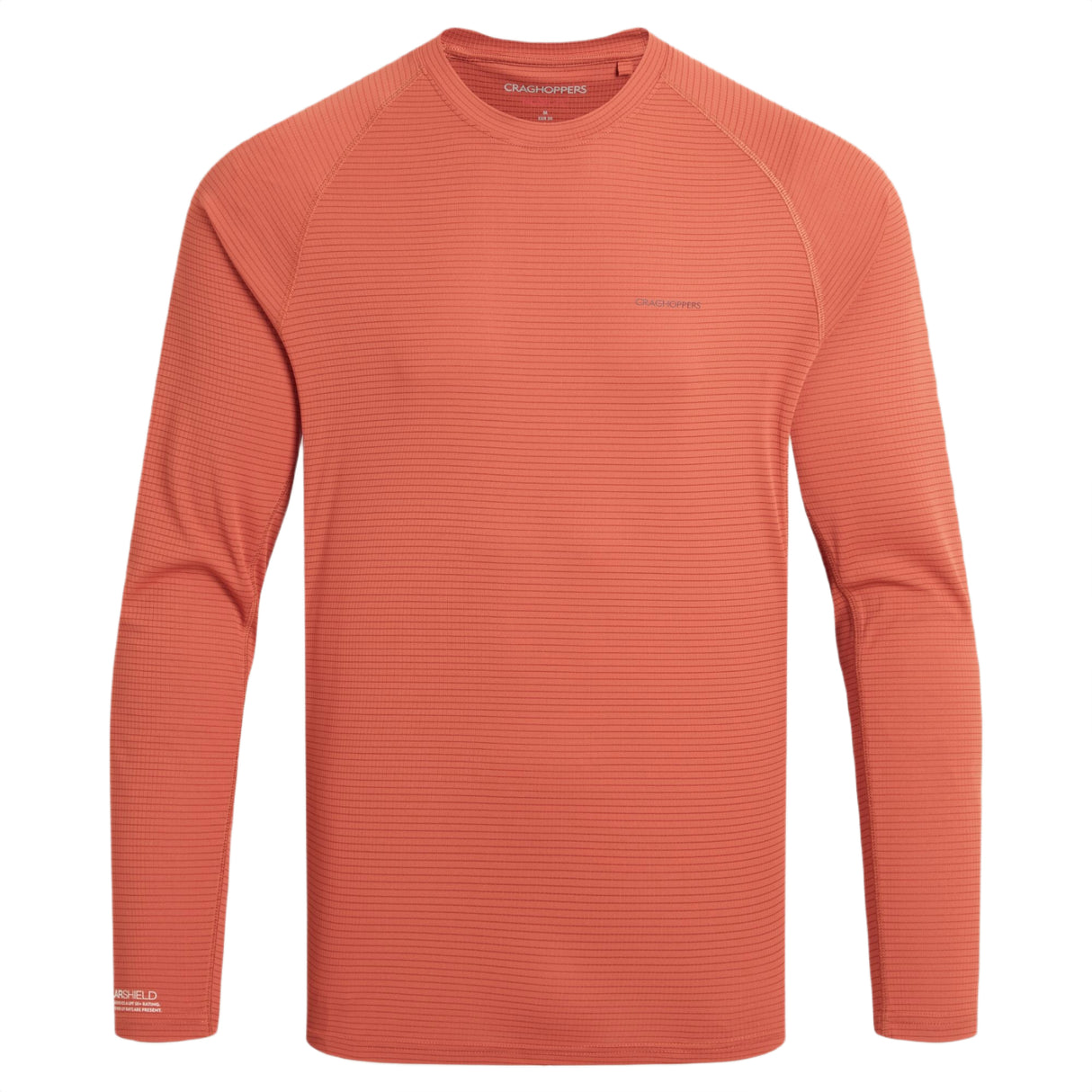 Craghoppers Men's NosiLife Solarshield+ Long-Sleeve T-Shirt Dark Sahara / Small - 53 Degrees North
