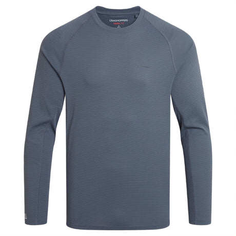 Craghoppers Men's NosiLife Solarshield+ Long-Sleeve T-Shirt Dark Sahara / Small - 53 Degrees North