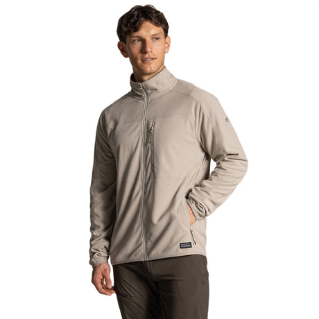 Craghoppers Men's NosiLife Spry Fleece Jacket Parchment / Small - 53 Degrees North
