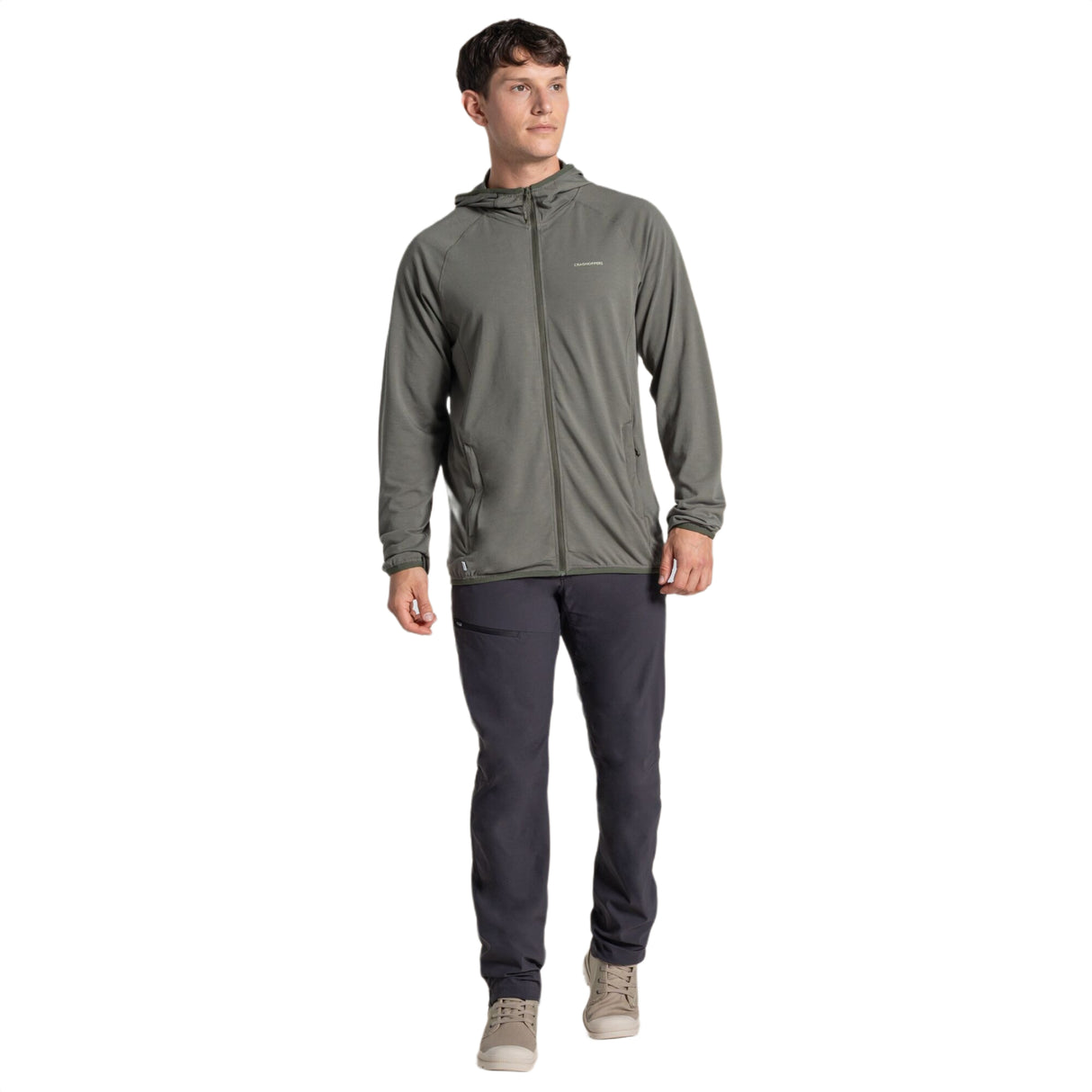 Craghoppers Men's Nosilife Nadim Hooded Jacket Dark Sage / Small-Dark Sage / Medium-Dark Sage / Large-Dark Sage / X-Large-Dark Sage / XX-Large - 53 Degrees North 