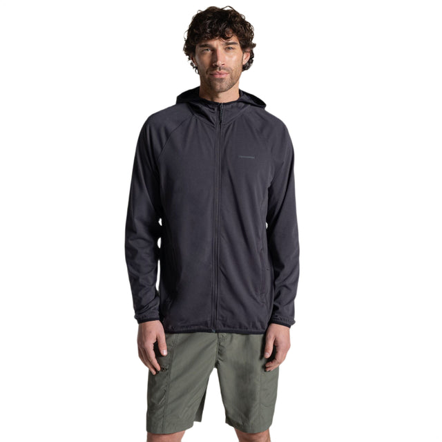 Craghoppers Men's NosiLife Nadim Hooded Jacket Dark Iron / Small - 53 Degrees North