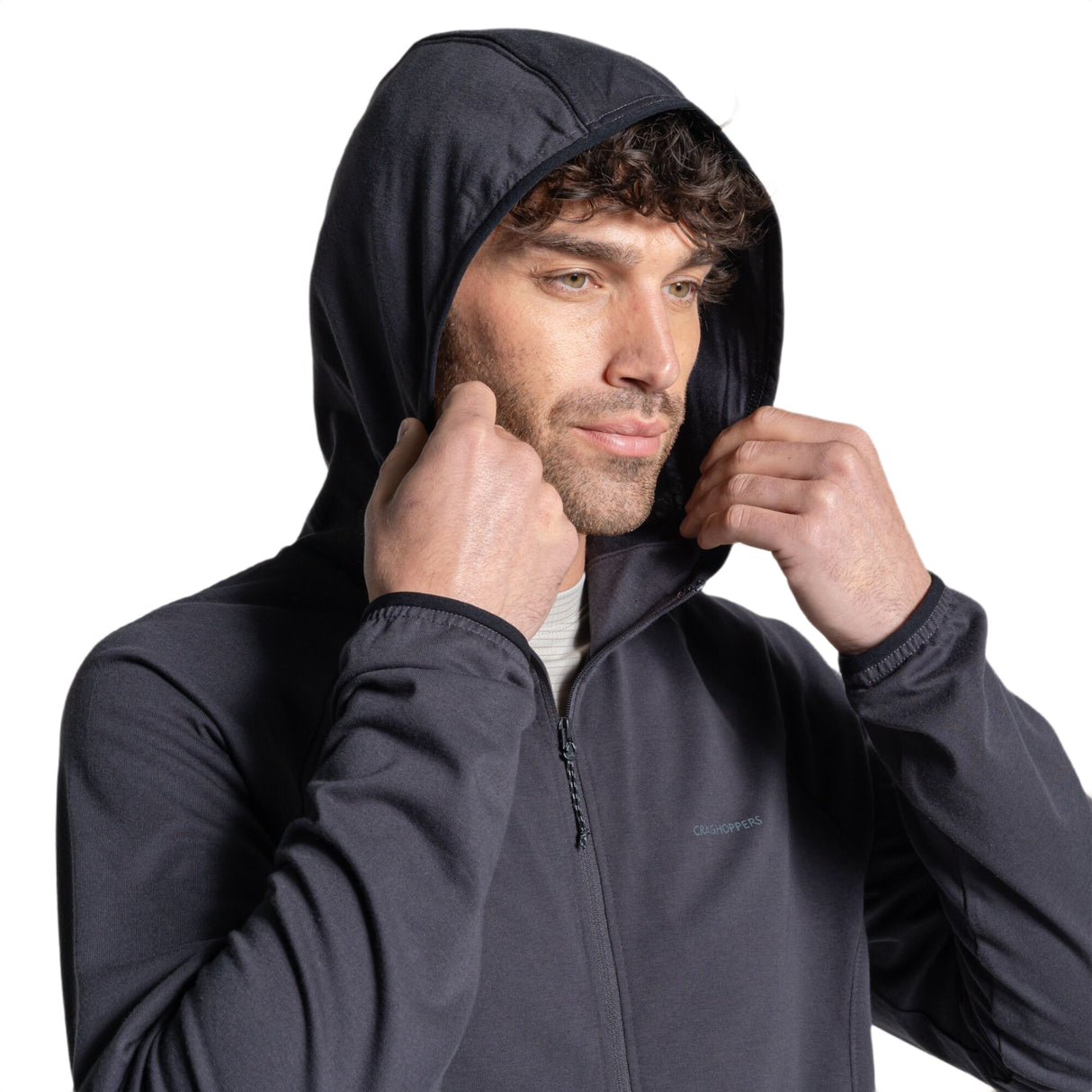 Craghoppers Men's Nosilife Nadim Hooded Jacket Dark Sage / Small-Dark Sage / Medium-Dark Sage / Large-Dark Sage / X-Large-Dark Sage / XX-Large - 53 Degrees North 