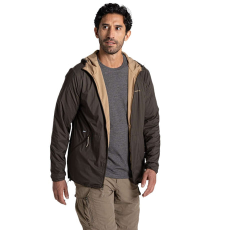 Craghoppers Men's Nosilife Otis Reversible Jacket Woodland Green/Earthenware / Small-Woodland Green/Earthenware / Medium-Woodland Green/Earthenware / Large-Woodland Green/Earthenware / X-Large-Woodland Green/Earthenware / XX-Large - 53 Degrees North 