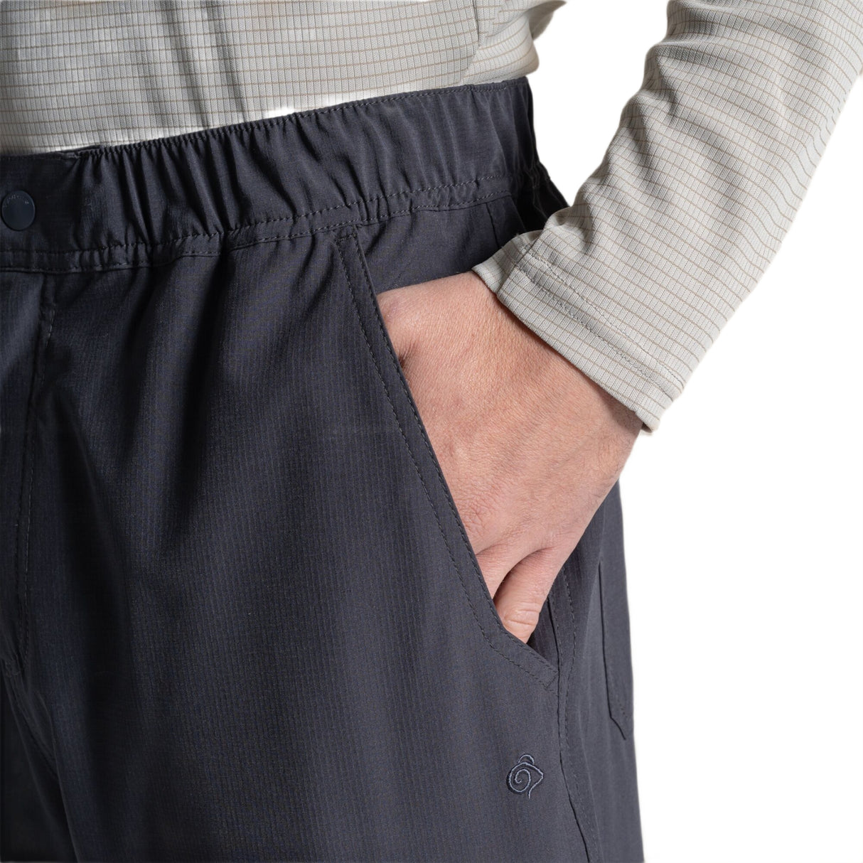 Craghoppers Men's Nosilife Socco Trousers Dark Iron / Small-Dark Iron / Medium-Dark Iron / Large-Dark Iron / X-Large-Dark Iron / XX-Large - 53 Degrees North 