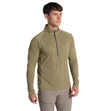 Craghoppers Men's Nosilife Solarshield+ Half Zip Top Cardamon / Small-Cardamon / Medium-Cardamon / Large-Cardamon / X-Large-Azure Sky / Small - 53 Degrees North 