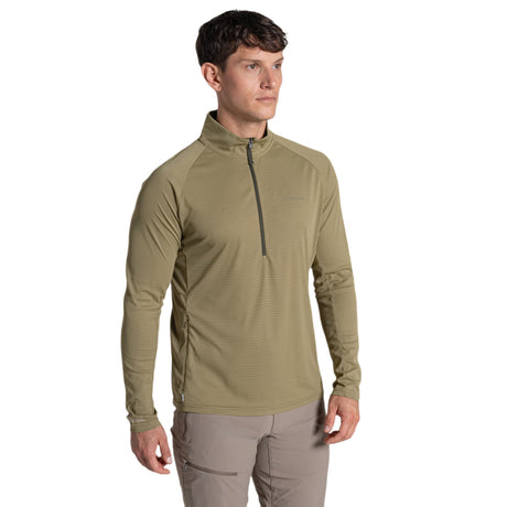 Craghoppers Men's Nosilife Solarshield+ Half Zip Top Cardamon / Small-Cardamon / Medium-Cardamon / Large-Cardamon / X-Large-Azure Sky / Small - 53 Degrees North 