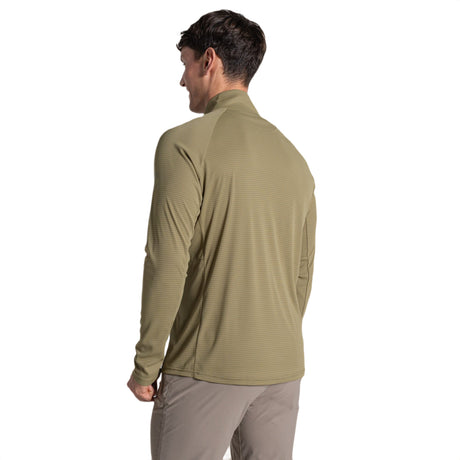 Craghoppers Men's Nosilife Solarshield+ Half Zip Top Cardamon / Small-Cardamon / Medium-Cardamon / Large-Cardamon / X-Large-Azure Sky / Small - 53 Degrees North 