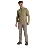 Craghoppers Men's Nosilife Solarshield+ Half Zip Top Cardamon / Small-Cardamon / Medium-Cardamon / Large-Cardamon / X-Large-Azure Sky / Small - 53 Degrees North 