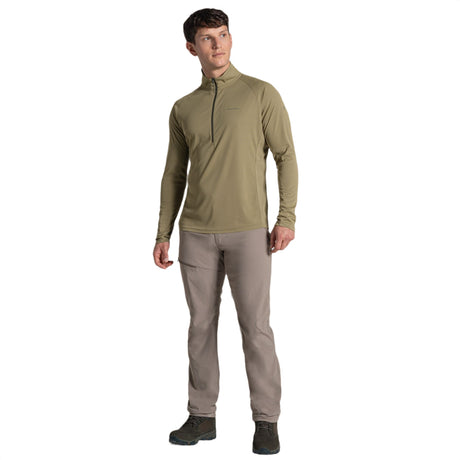 Craghoppers Men's Nosilife Solarshield+ Half Zip Top Cardamon / Small-Cardamon / Medium-Cardamon / Large-Cardamon / X-Large-Azure Sky / Small - 53 Degrees North 