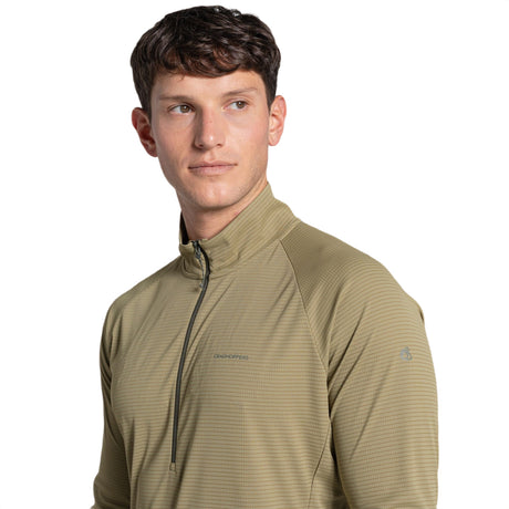 Craghoppers Men's Nosilife Solarshield+ Half Zip Top Cardamon / Small-Cardamon / Medium-Cardamon / Large-Cardamon / X-Large-Azure Sky / Small - 53 Degrees North 