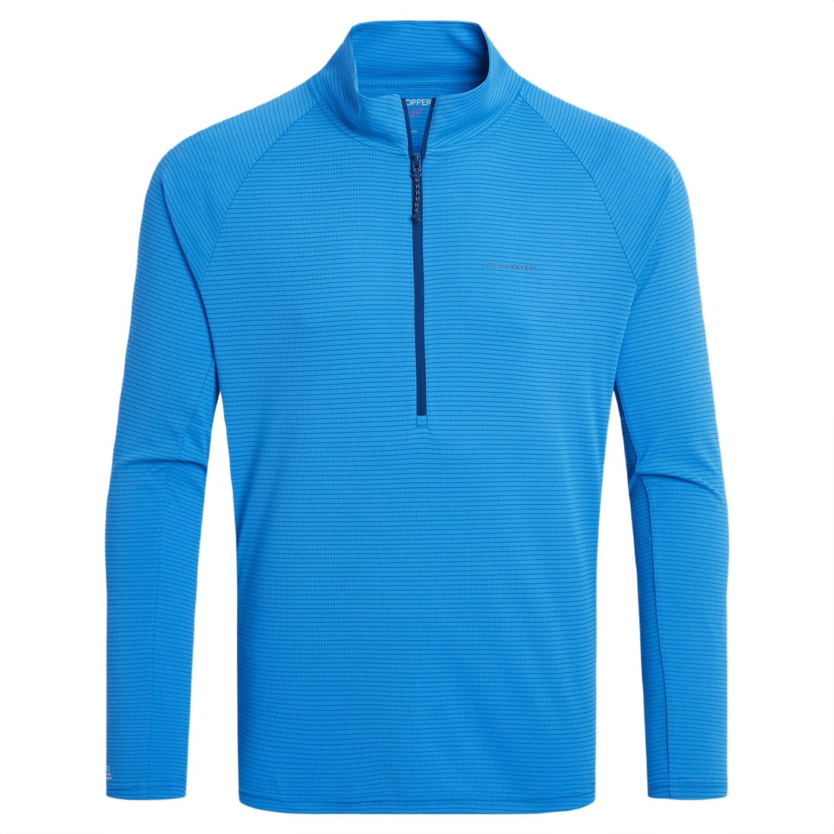 Craghoppers Men's Nosilife Solarshield+ Half Zip Top Cardamon / Small-Cardamon / Medium-Cardamon / Large-Cardamon / X-Large-Azure Sky / Small - 53 Degrees North 