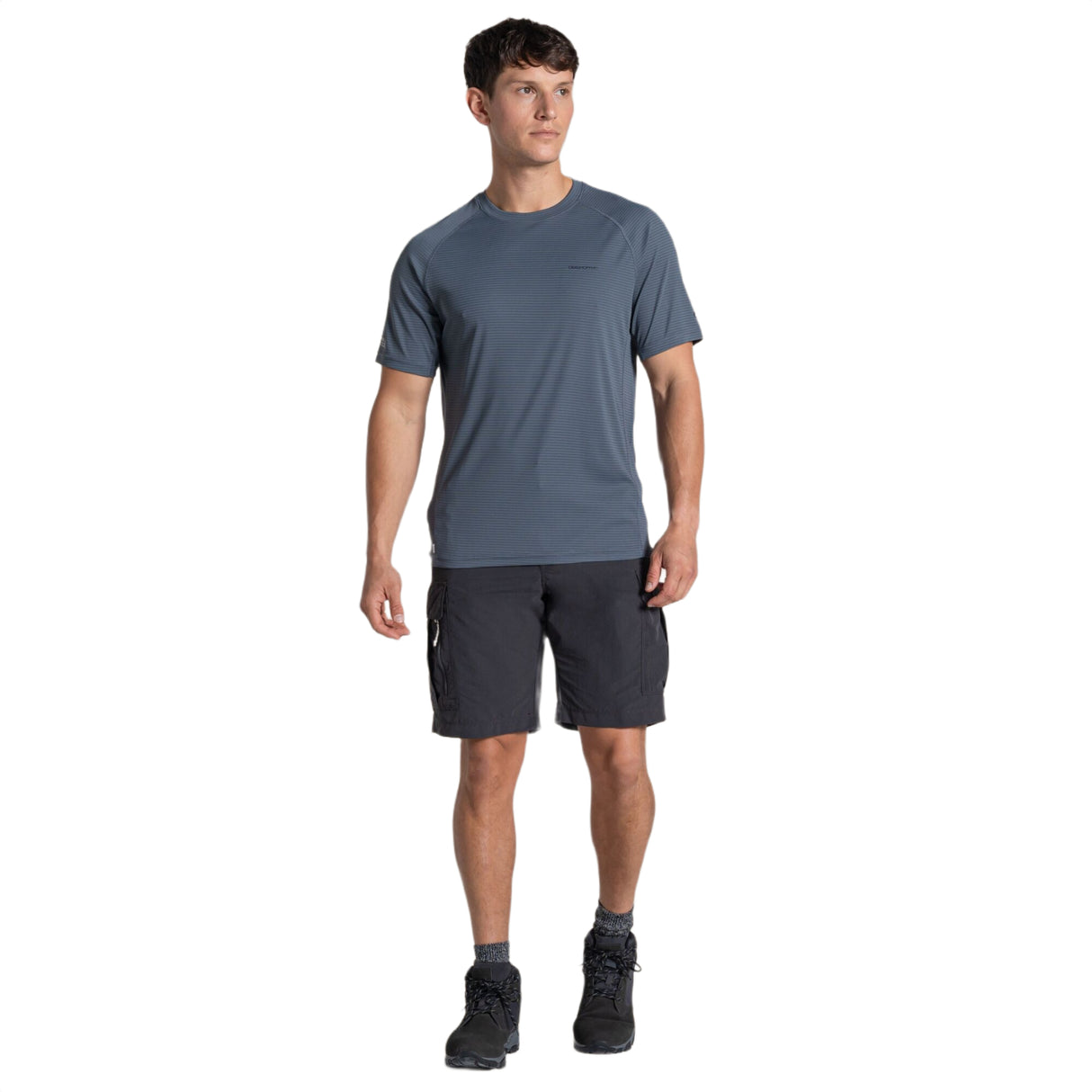 Craghoppers Men's Nosilife Solarshield+ T-Shirt Dark Sahara / Small-Dark Sahara / Medium-Dark Sahara / Large-Dark Sahara / X-Large-Azure Sky / Small - 53 Degrees North 