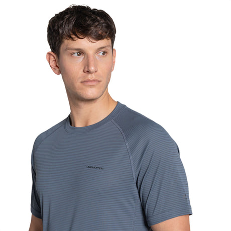 Craghoppers Men's Nosilife Solarshield+ T-Shirt Dark Sahara / Small-Dark Sahara / Medium-Dark Sahara / Large-Dark Sahara / X-Large-Azure Sky / Small - 53 Degrees North 