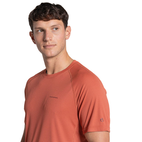 Craghoppers Men's Nosilife Solarshield+ T-Shirt Dark Sahara / Small-Dark Sahara / Medium-Dark Sahara / Large-Dark Sahara / X-Large-Azure Sky / Small - 53 Degrees North 