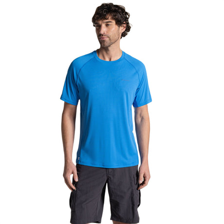 Craghoppers Men's Nosilife Solarshield+ T-Shirt Dark Sahara / Small-Dark Sahara / Medium-Dark Sahara / Large-Dark Sahara / X-Large-Azure Sky / Small - 53 Degrees North 