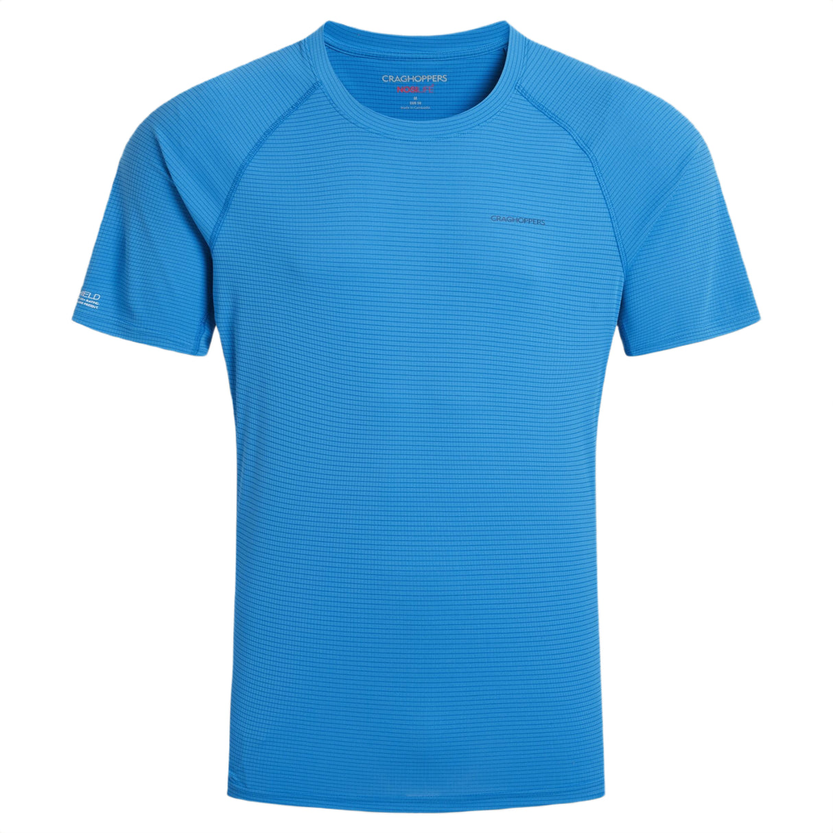 Craghoppers Men's Nosilife Solarshield+ T-Shirt Dark Sahara / Small-Dark Sahara / Medium-Dark Sahara / Large-Dark Sahara / X-Large-Azure Sky / Small - 53 Degrees North 