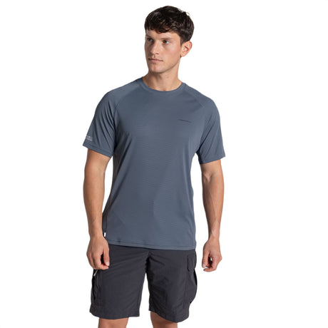Craghoppers Men's Nosilife Solarshield+ T-Shirt Dark Sahara / Small-Dark Sahara / Medium-Dark Sahara / Large-Dark Sahara / X-Large-Azure Sky / Small - 53 Degrees North 