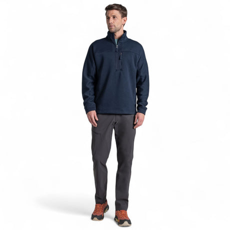 Craghoppers Men's Torney Half Zip Fleece Red Jasper / Small-Red Jasper / Medium-Red Jasper / Large-Red Jasper / X-Large-Red Jasper / XX-Large - 53 Degrees North 