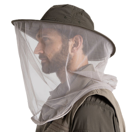 Craghoppers Nosilife Ultimate Hat Parchment / Small/Medium-Parchment / Medium/Large-Dark Khaki / Small/Medium-Dark Khaki / Medium/Large-Woodland Green / Small/Medium - 53 Degrees North 
