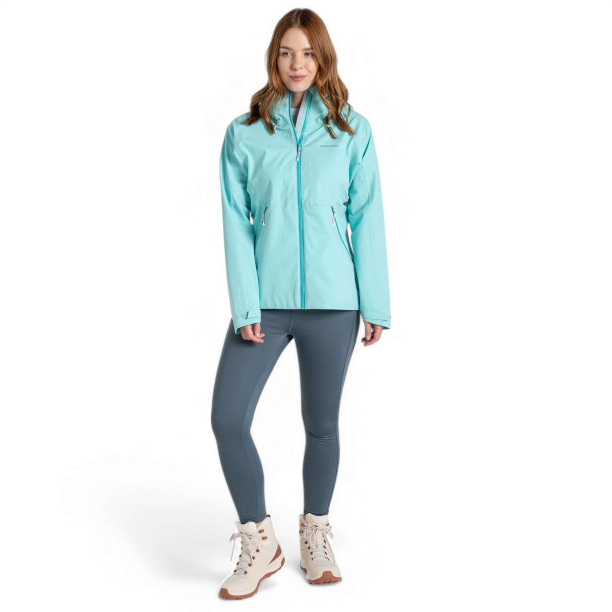 Craghoppers Women's Dynamic Pro III Waterproof Jacket Aqua Sky / X-Small - 53 Degrees North