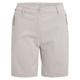 Craghoppers Women's Kiwi Pro III Shorts Oyster / X-Small-Oyster / Small-Oyster / Medium-Oyster / Large-Oyster / X-Large - 53 Degrees North 