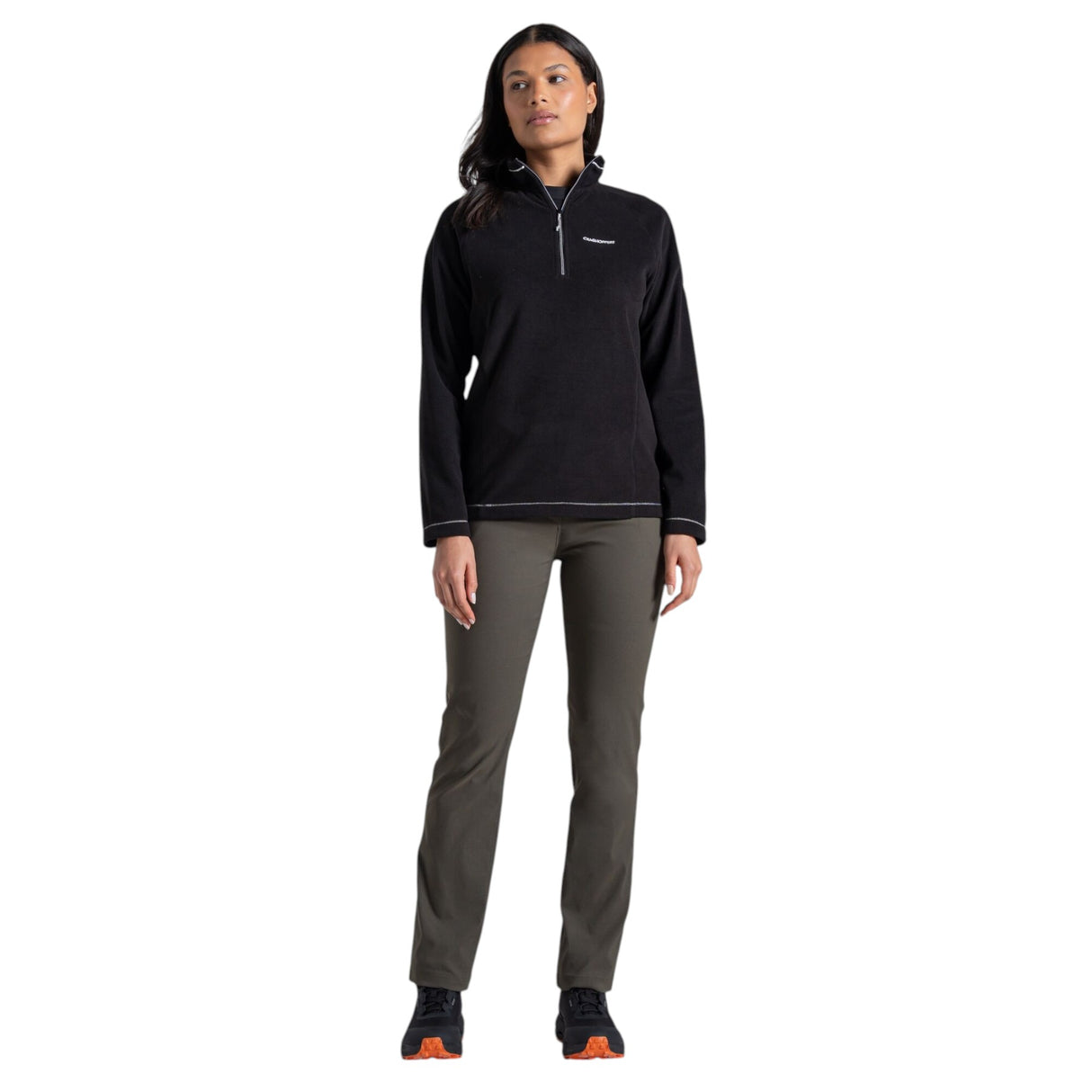 Craghoppers Women's Kiwi Pro Trousers Mid Khaki / X-Small / Short-Mid Khaki / X-Small / Regular-Mid Khaki / Small / Short-Mid Khaki / Small / Regular-Mid Khaki / Medium / Short - 53 Degrees North 