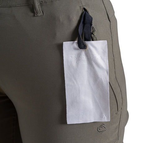 Craghoppers Women's Kiwi Pro Trousers Mid Khaki / X-Small / Short-Mid Khaki / X-Small / Regular-Mid Khaki / Small / Short-Mid Khaki / Small / Regular-Mid Khaki / Medium / Short - 53 Degrees North 