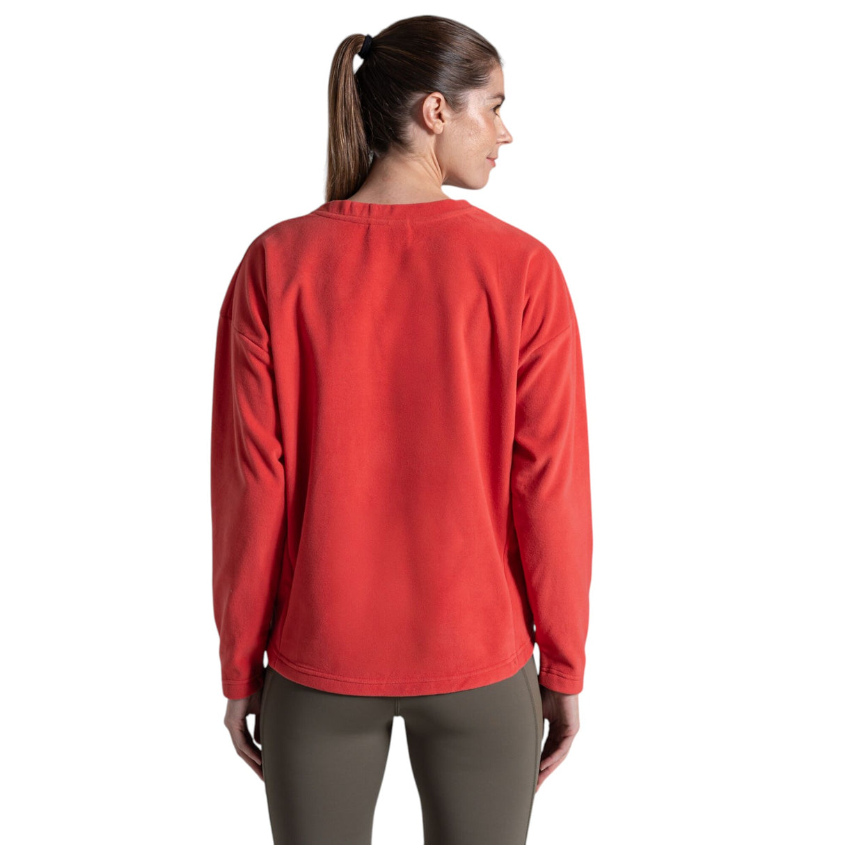 Craghoppers Women's Miska Crew-Neck Fleece Pullover Compote Red / X-Small - 53 Degrees North