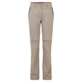 Craghoppers Women's NosiLife Pro II Convertible Trousers X-Small / Mushroom - 53 Degrees North