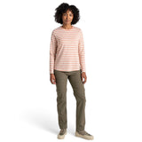 Craghoppers Women's Nosilife Akona Long Sleeve Top Clay Stripe / X-Small-Clay Stripe / Small-Clay Stripe / Medium-Clay Stripe / Large-Clay Stripe / X-Large - 53 Degrees North 