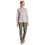 Craghoppers Women's Nosilife Akona Long Sleeve Top Clay Stripe / X-Small-Clay Stripe / Small-Clay Stripe / Medium-Clay Stripe / Large-Clay Stripe / X-Large - 53 Degrees North 