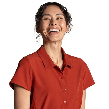 Craghoppers Women's Nosilife Pro Dress Cinnabar / X-Small-Cinnabar / Small-Cinnabar / Medium-Cinnabar / Large - 53 Degrees North 