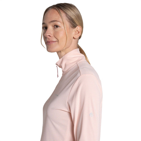 Craghoppers Women's Nosilife Solarshield+ Half Zip Technical Top White / X-Small-White / Small-White / Medium-White / Large-White / X-Large - 53 Degrees North 