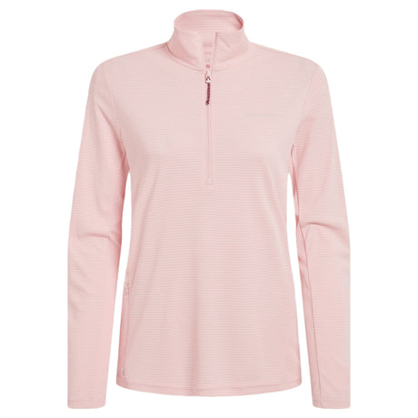 Craghoppers Women's Nosilife Solarshield+ Half Zip Technical Top White / X-Small-White / Small-White / Medium-White / Large-White / X-Large - 53 Degrees North 