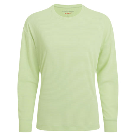 Craghoppers Women's Nosilife Solarshield+ Long Sleeve T-Shirt Pear Drop / X-Small-Pear Drop / Small-Pear Drop / Medium-Pear Drop / Large-Pear Drop / X-Large - 53 Degrees North 