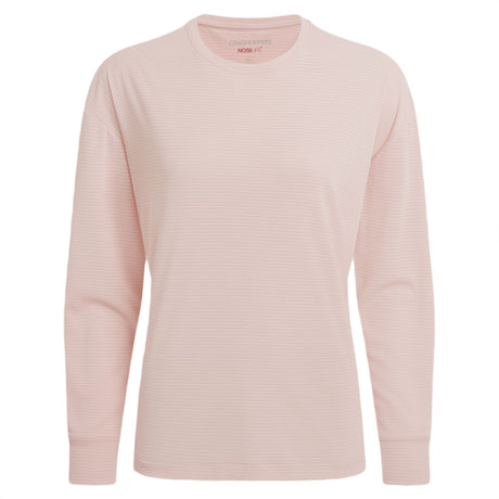 Craghoppers Women's Nosilife Solarshield+ Long Sleeve T-Shirt Pear Drop / X-Small-Pear Drop / Small-Pear Drop / Medium-Pear Drop / Large-Pear Drop / X-Large - 53 Degrees North 