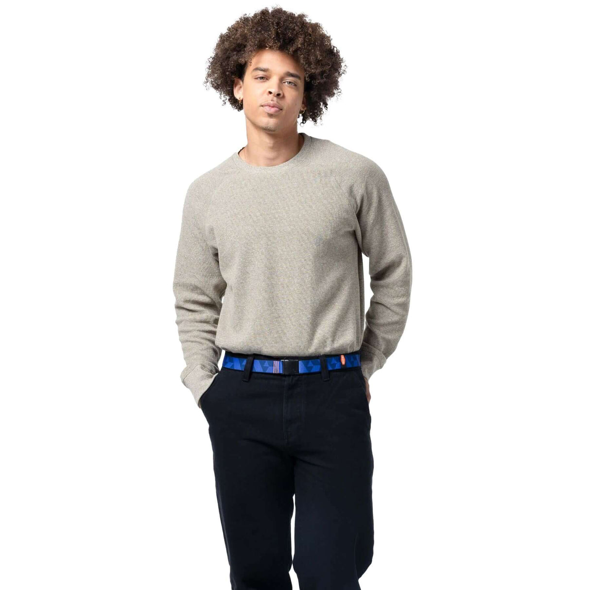 Arcade DDC Logo Experiment Slim Belt Navy #- 53 Degrees North 