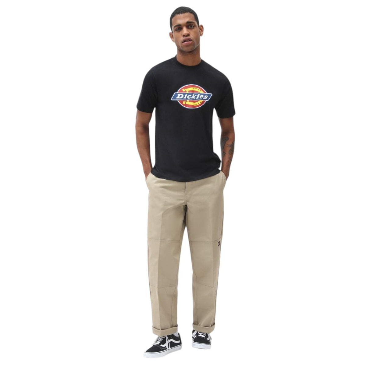 Dickies Men's Icon Logo T-Shirt Black / Small-Black / Medium-Black / Large-Black / X-Large #- 53 Degrees North 