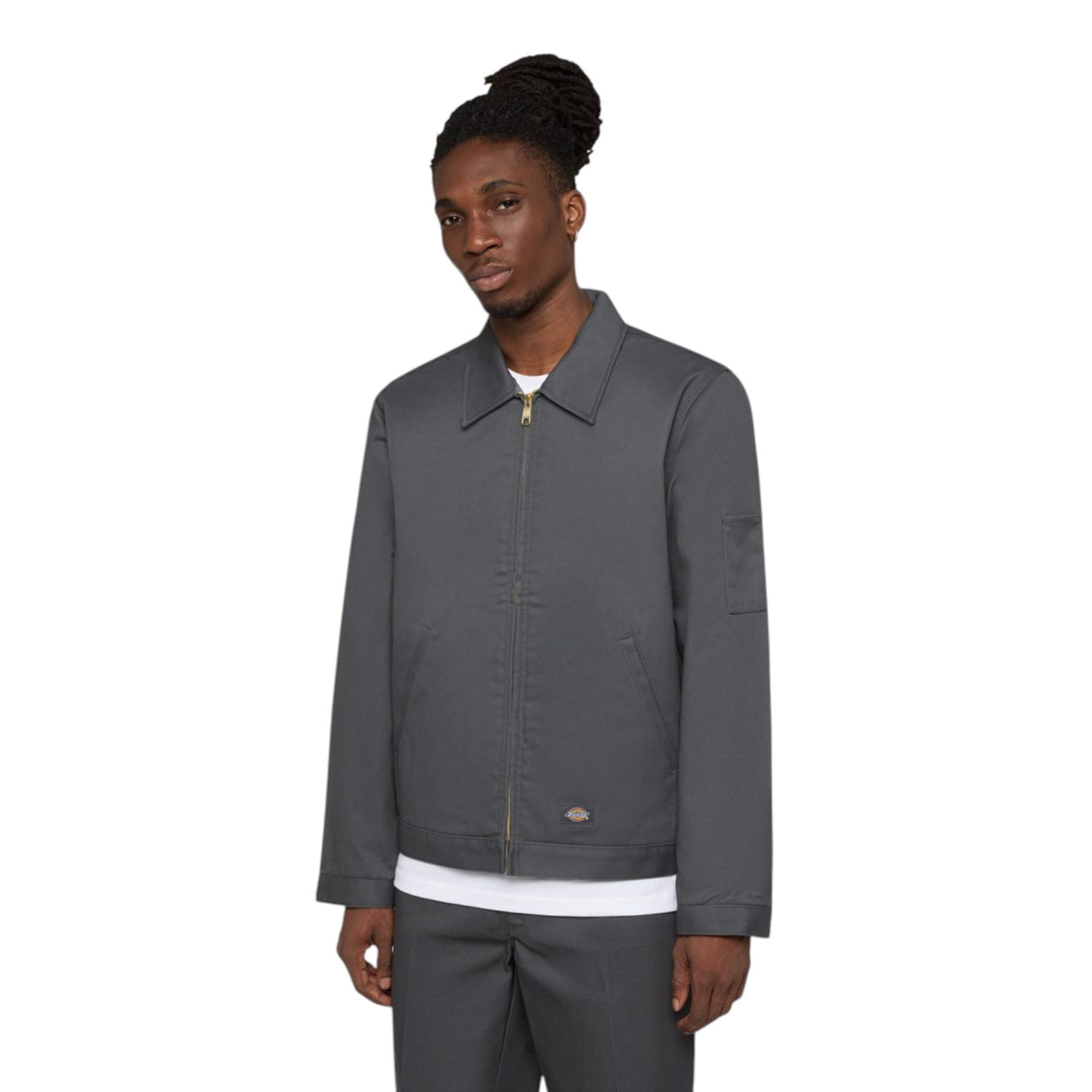 Dickies Men's Lined Eisenhower Jacket Charcoal Grey / Small-Charcoal Grey / Medium-Charcoal Grey / Large-Charcoal Grey / X-Large #- 53 Degrees North 